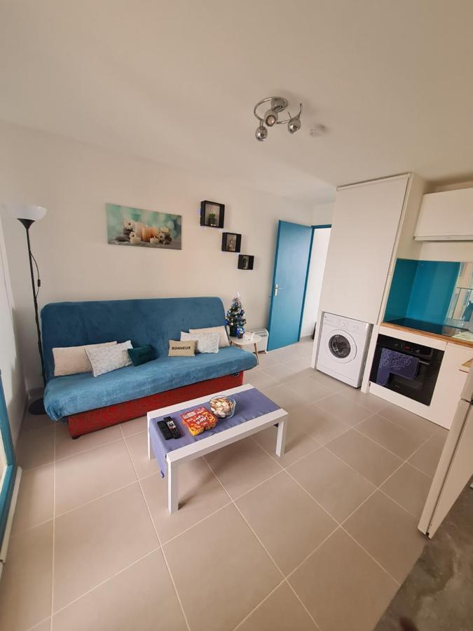 Appartement Vue Mer,Acces Direct Plage,Fibre,Clim,Parking Public Gratuit Ле-Баркарес Екстер'єр фото