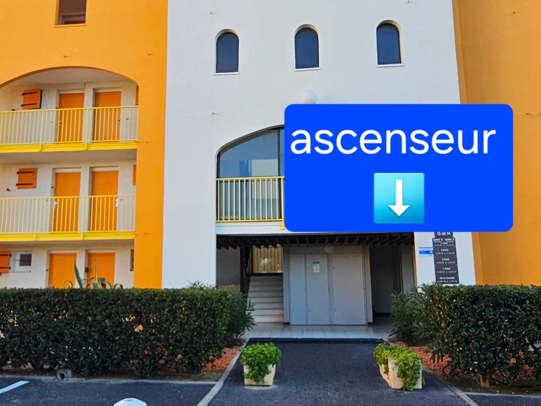 Appartement Vue Mer,Acces Direct Plage,Fibre,Clim,Parking Public Gratuit Ле-Баркарес Номер фото